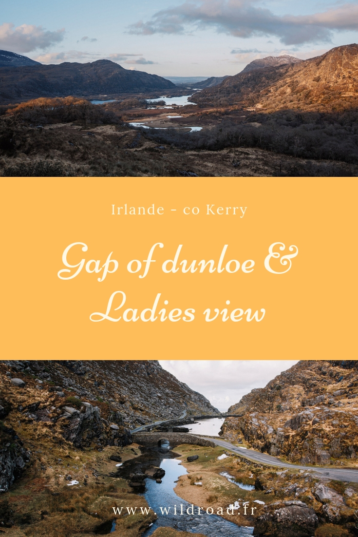 Gap of dunloe et Ladies view dans le conté de Kerry
