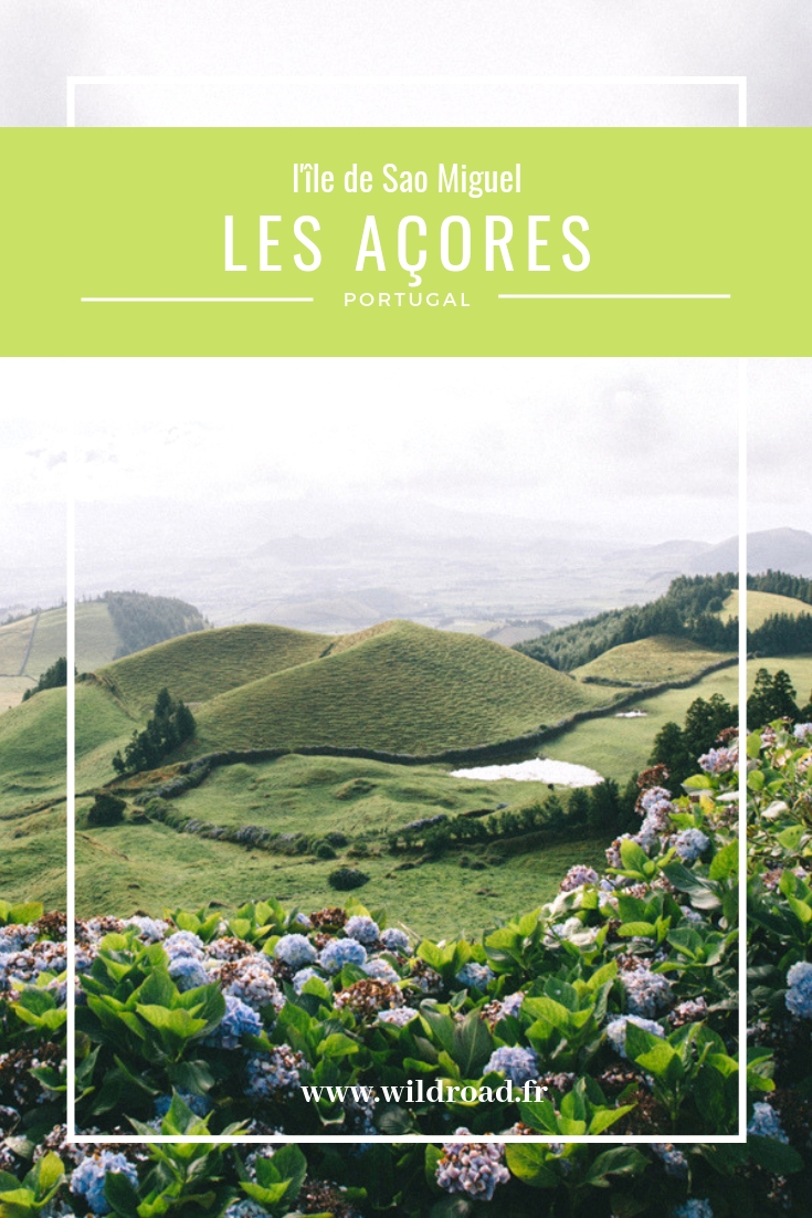 l'île de Sao miguel dans l'archipel des Azores, Portugal 