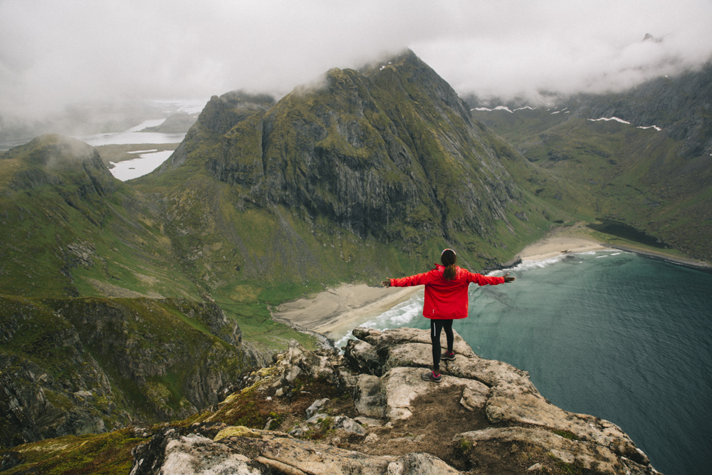 Ryten Lofoten randonnée
