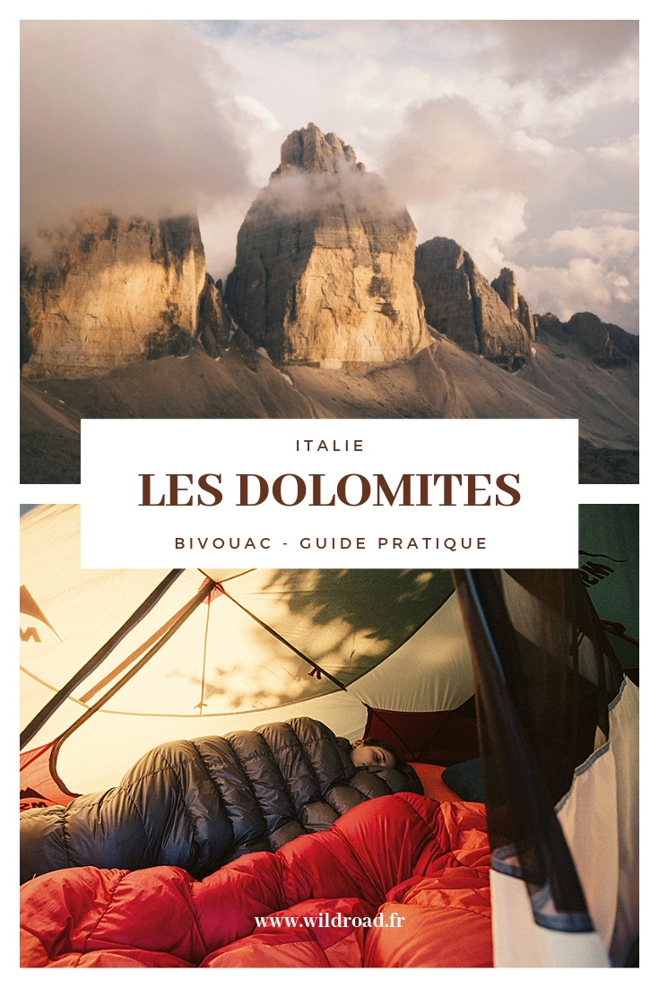 Guide pratique pour un bivouac réussit dans les Dolomites en Italie