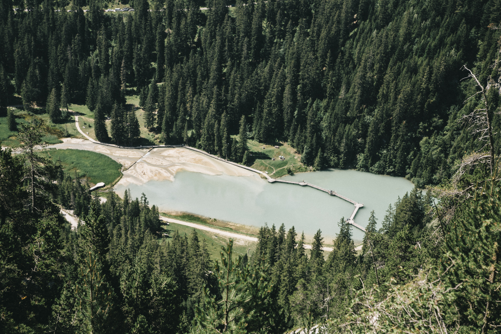 Lac de la rosière lors d'une randonnée autour de Courchevel. crédit photo : Clara Ferrand - blog Wildroad