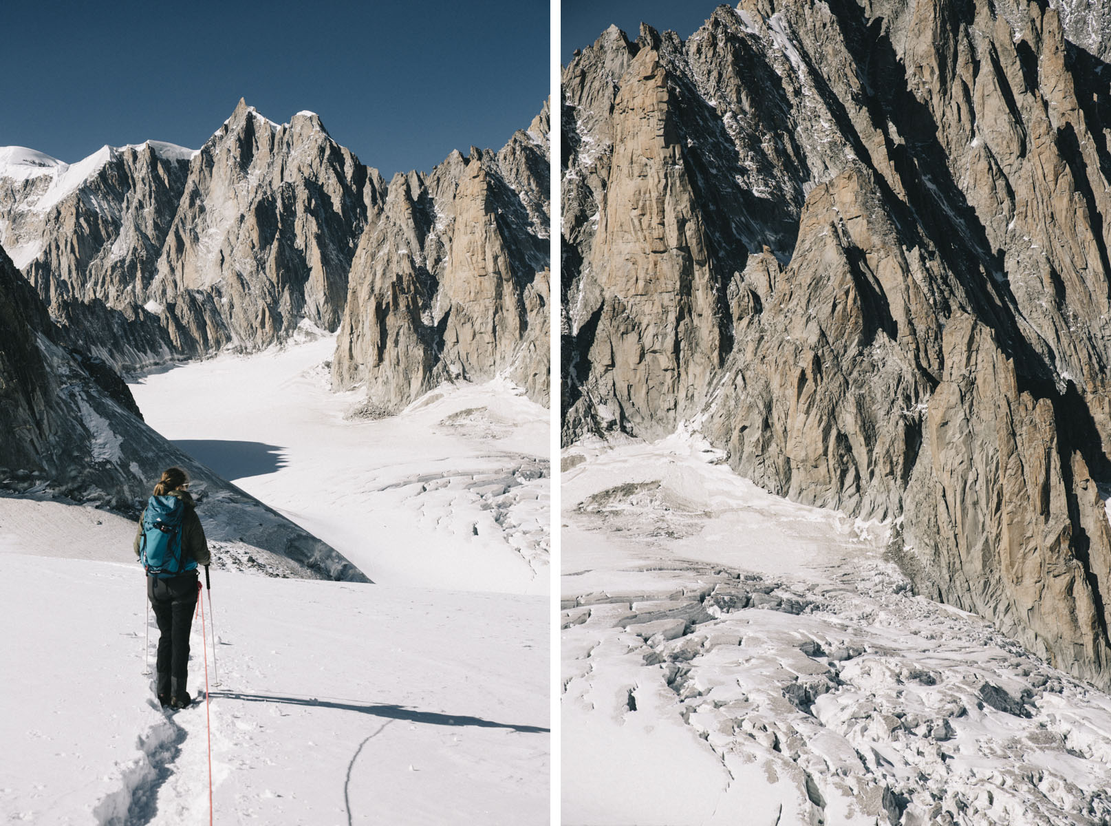 Glacier des Géants au Mont-blanc Glacier des Géants au Mont-blanc