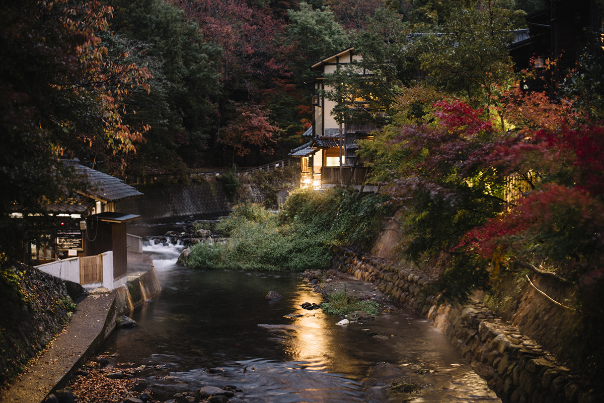 Kurokawa hotspring Kurokawa hotspring automne japon