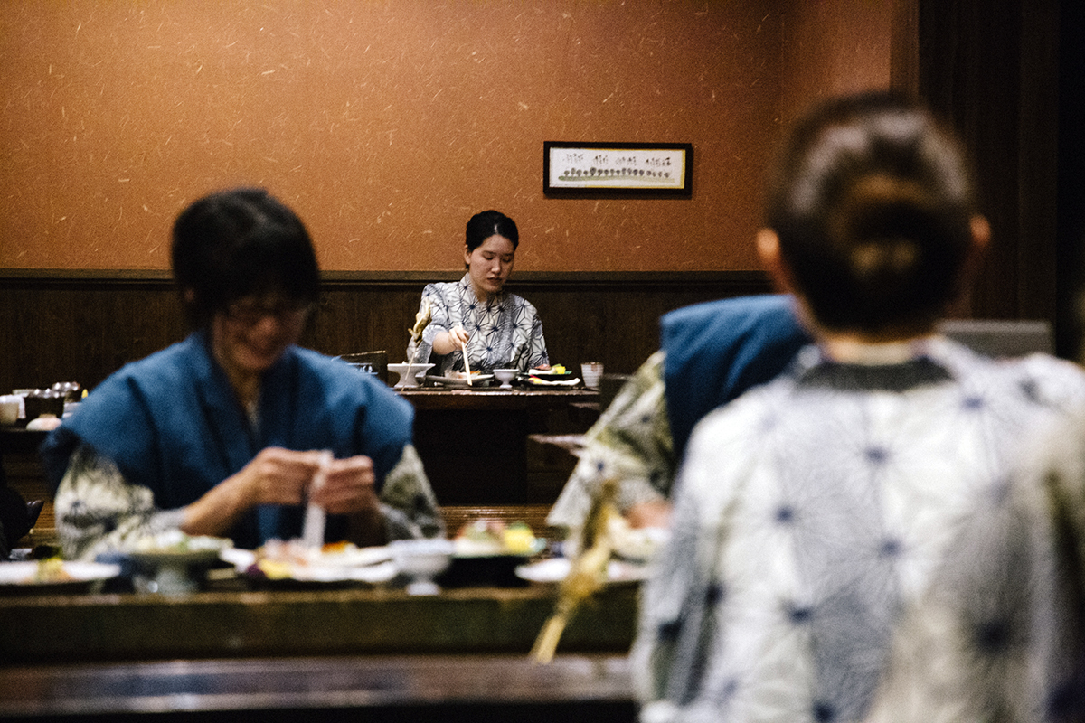 Wakaba ryokan dinner
