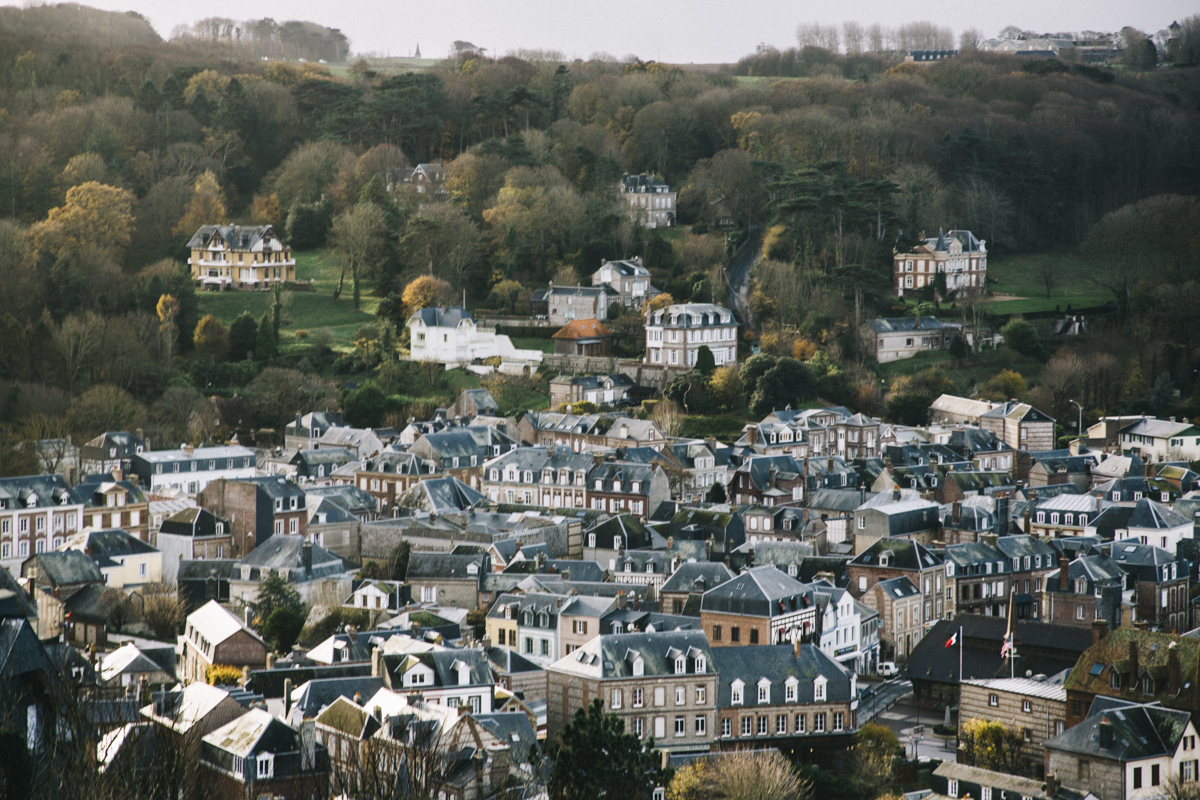 La ville d'Etretat