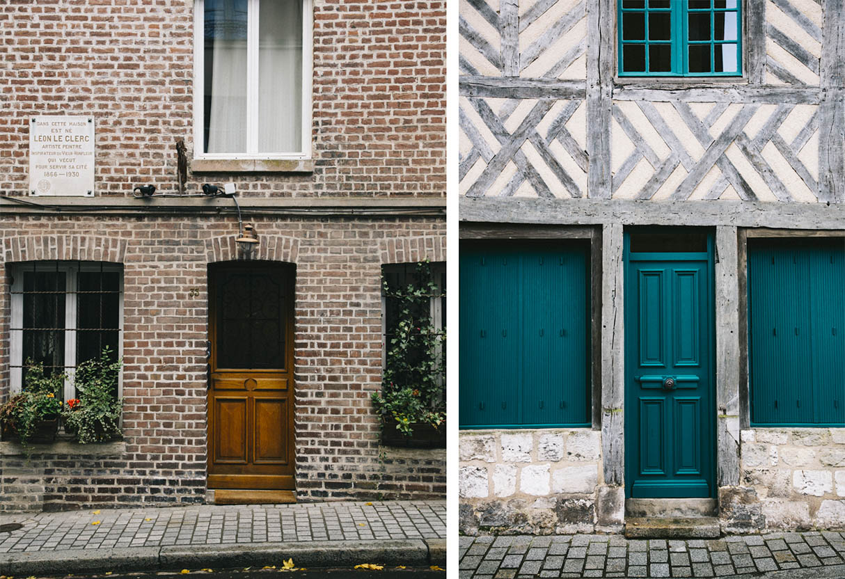 Honfleur maisons à colombage