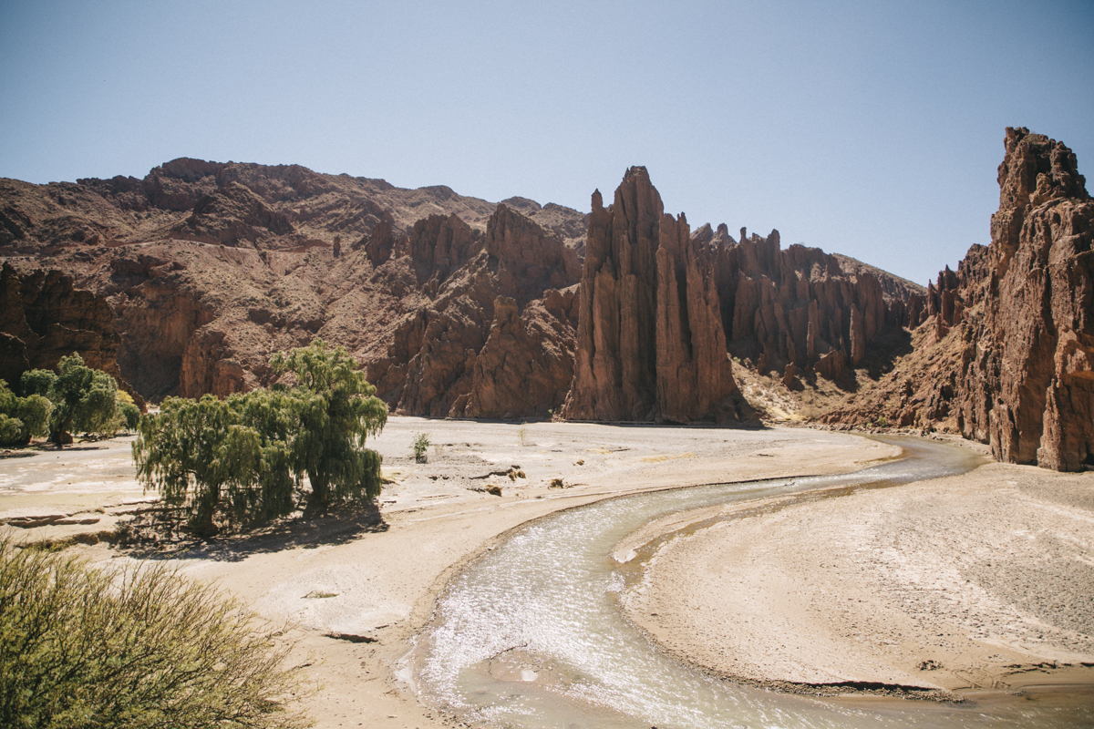 Canyon del Duente Tupiza bolivie