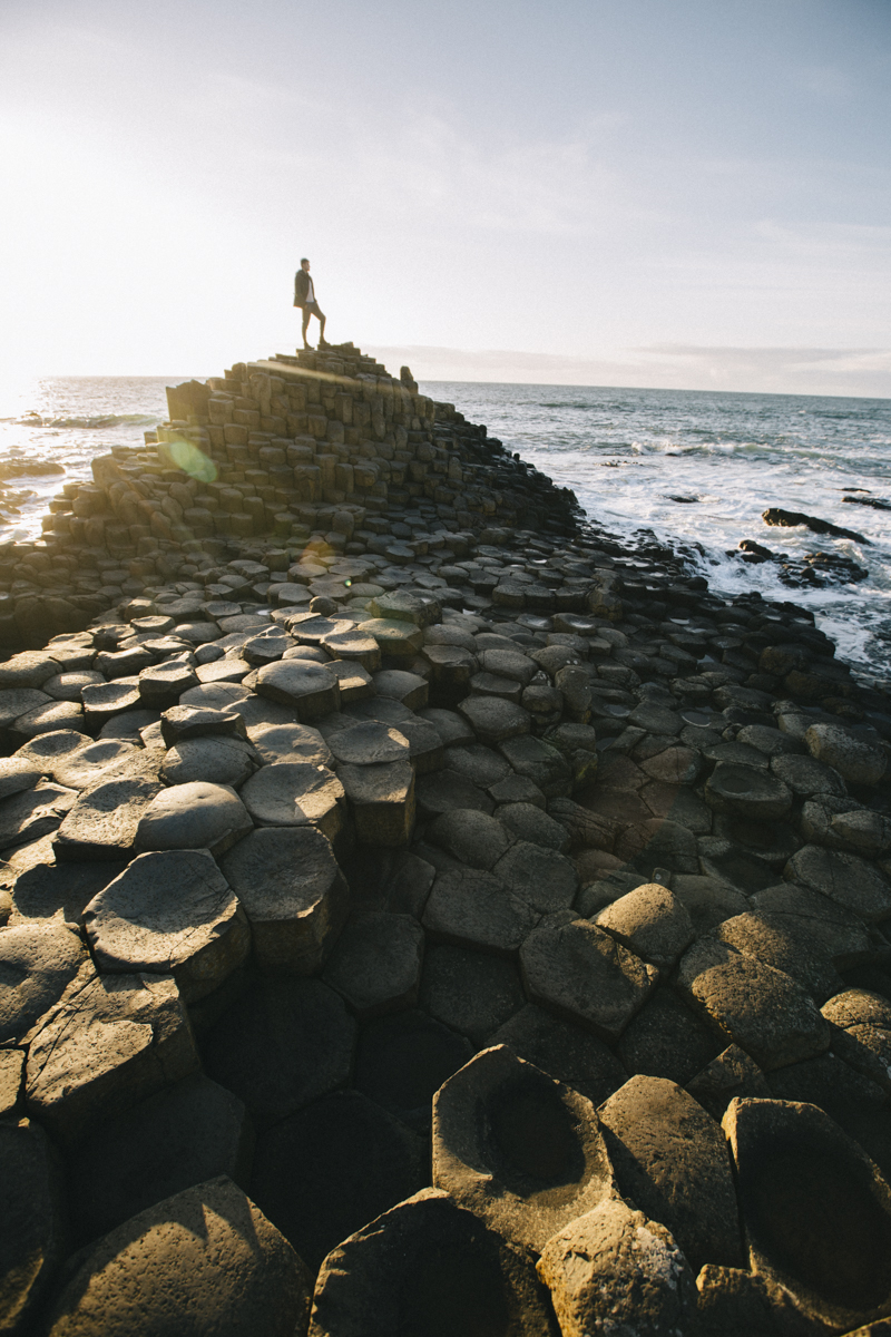 Hexagones en basaltes giant's causeway