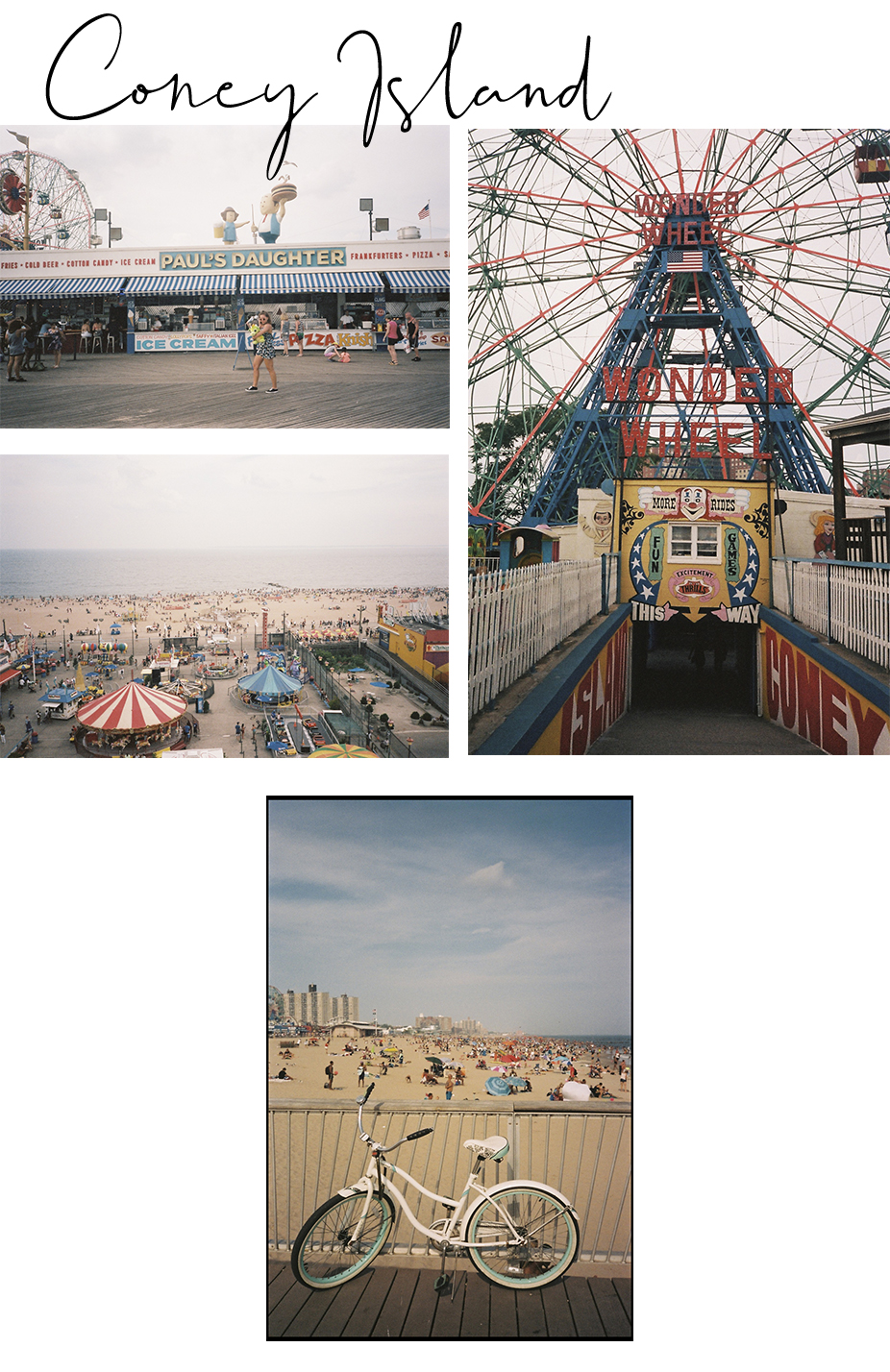 Coney Island New-york photographie argentique