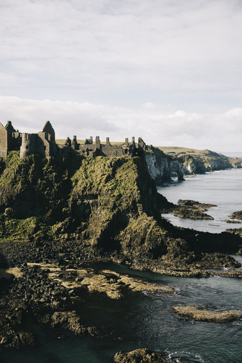 Duncule Castle Irlande du nord Giant's causeway