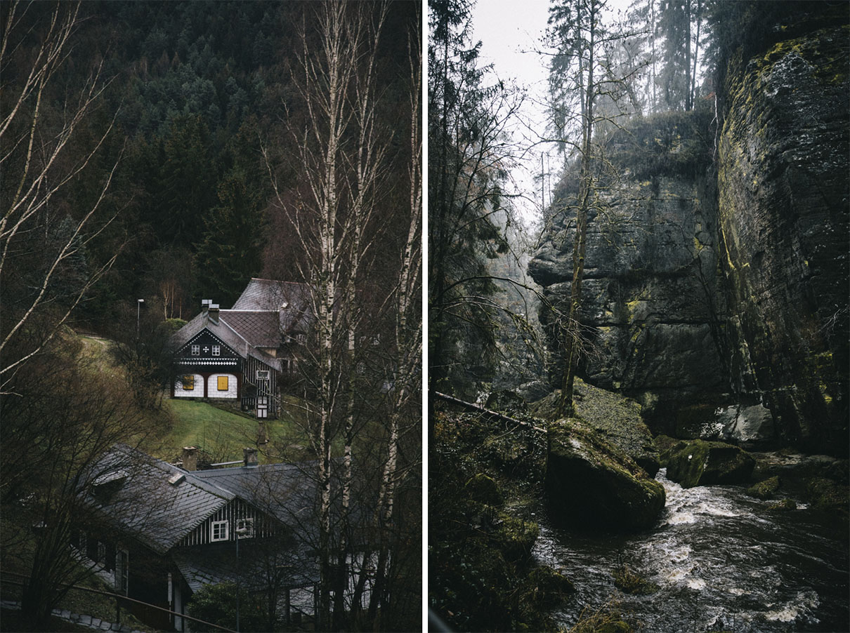 Randonnée gorges de la Kamenice suisse bohème république tchèque