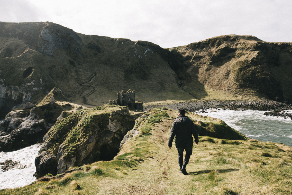 Kinbane Castle nord de l'irlande