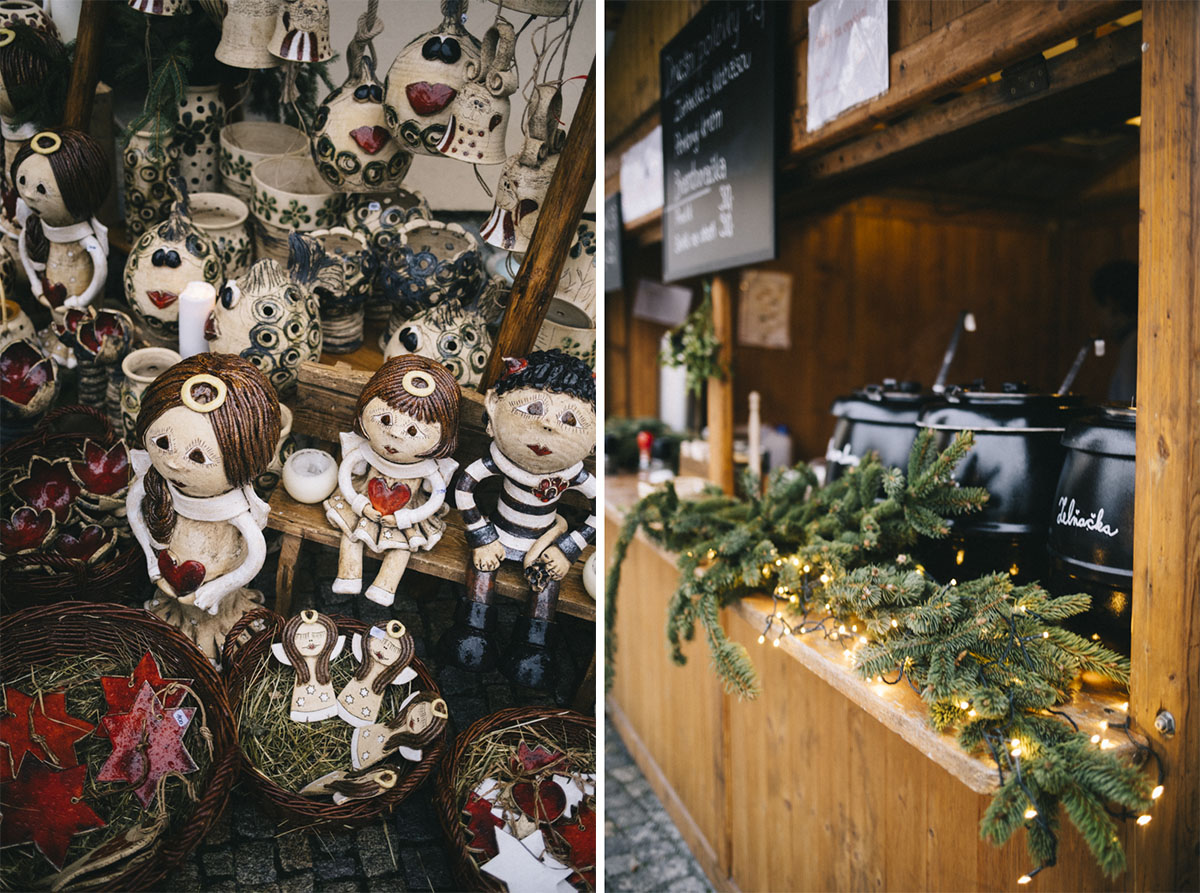 Melnik Bohème Marché Noël république Tchèque