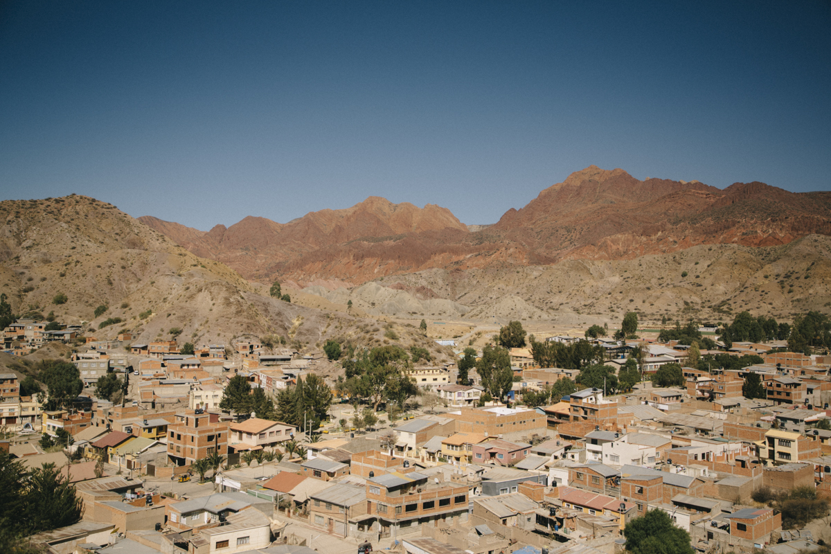 panorama de la ville de Tupiza