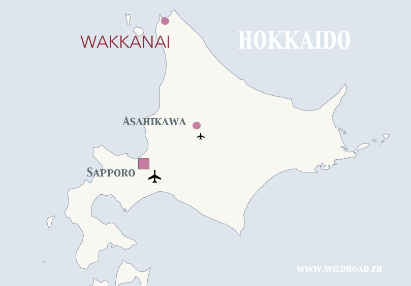 wakkanai map japon
