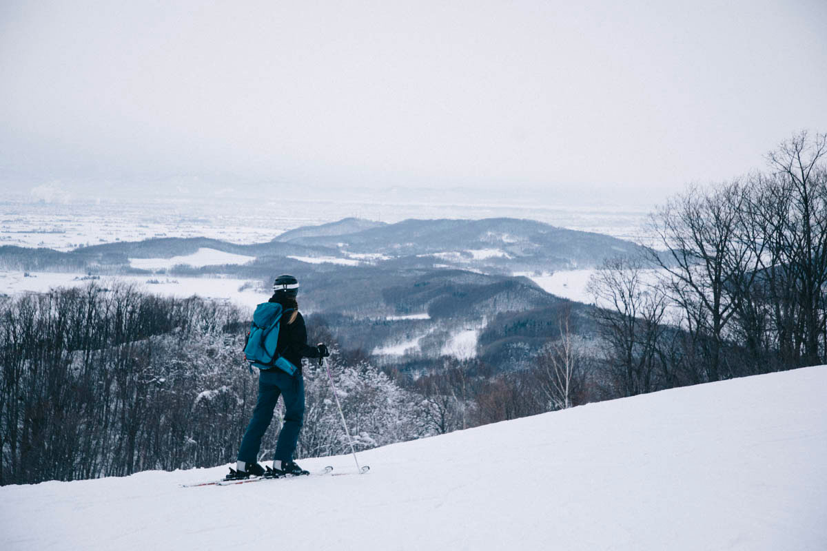 Ski village de Canmore à Higashikawa hokkaido japon hiver