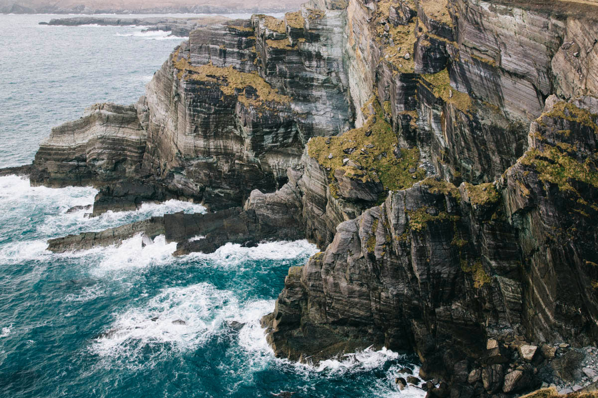 Kerry cliff Irlande county paysage 