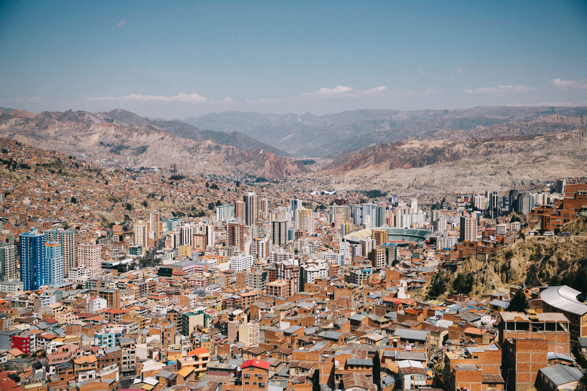 La Paz point de vue téléférique