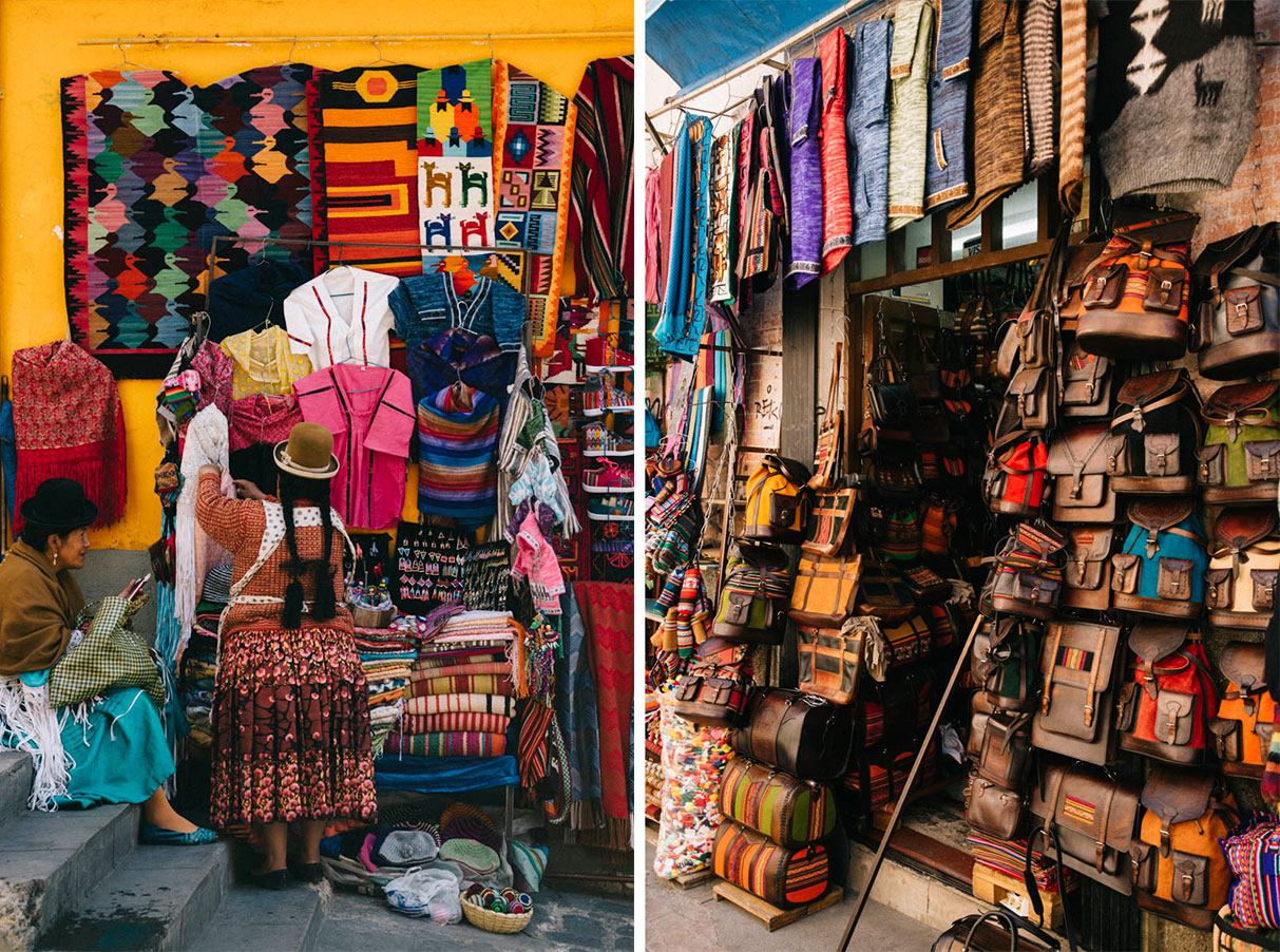 La Paz souvenir marchant 