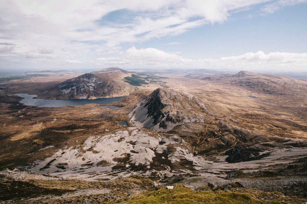 randonnée mont Errigal Donegal 