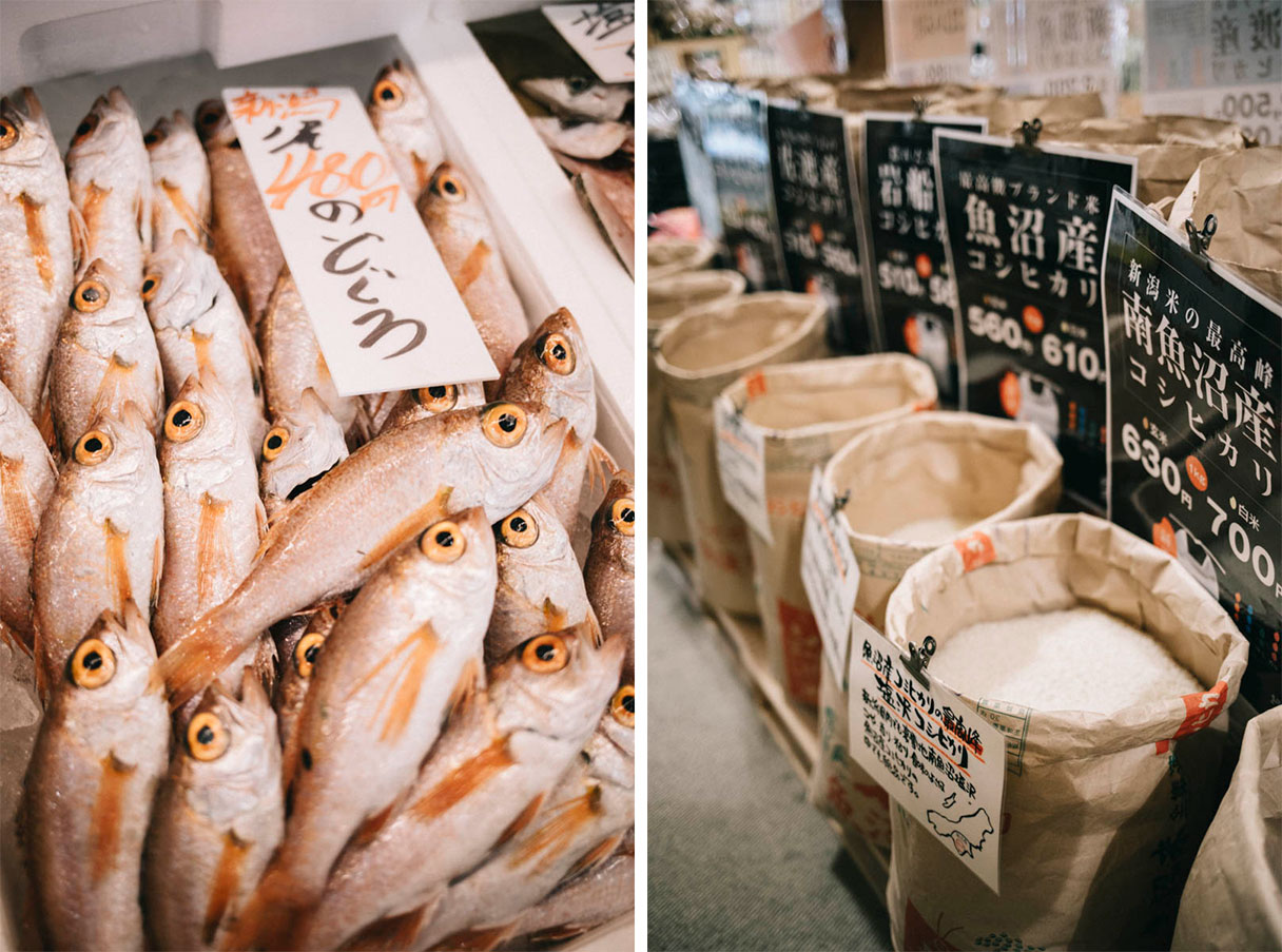 Pia Bandai fish Market niigata visite japon