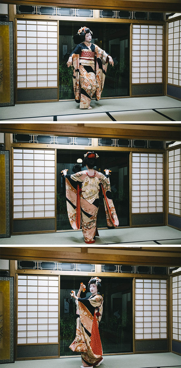 danse geigi geisha niigata japon diner