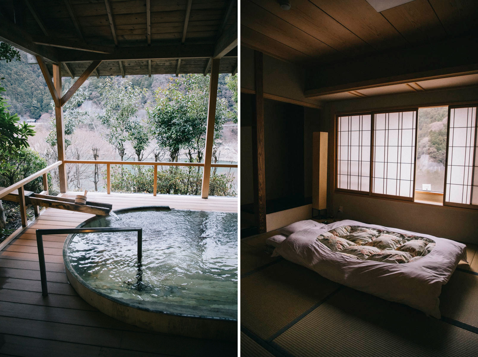 Le ryokan de Suginoyu et son Onsen nara prefecture itinéraire japon