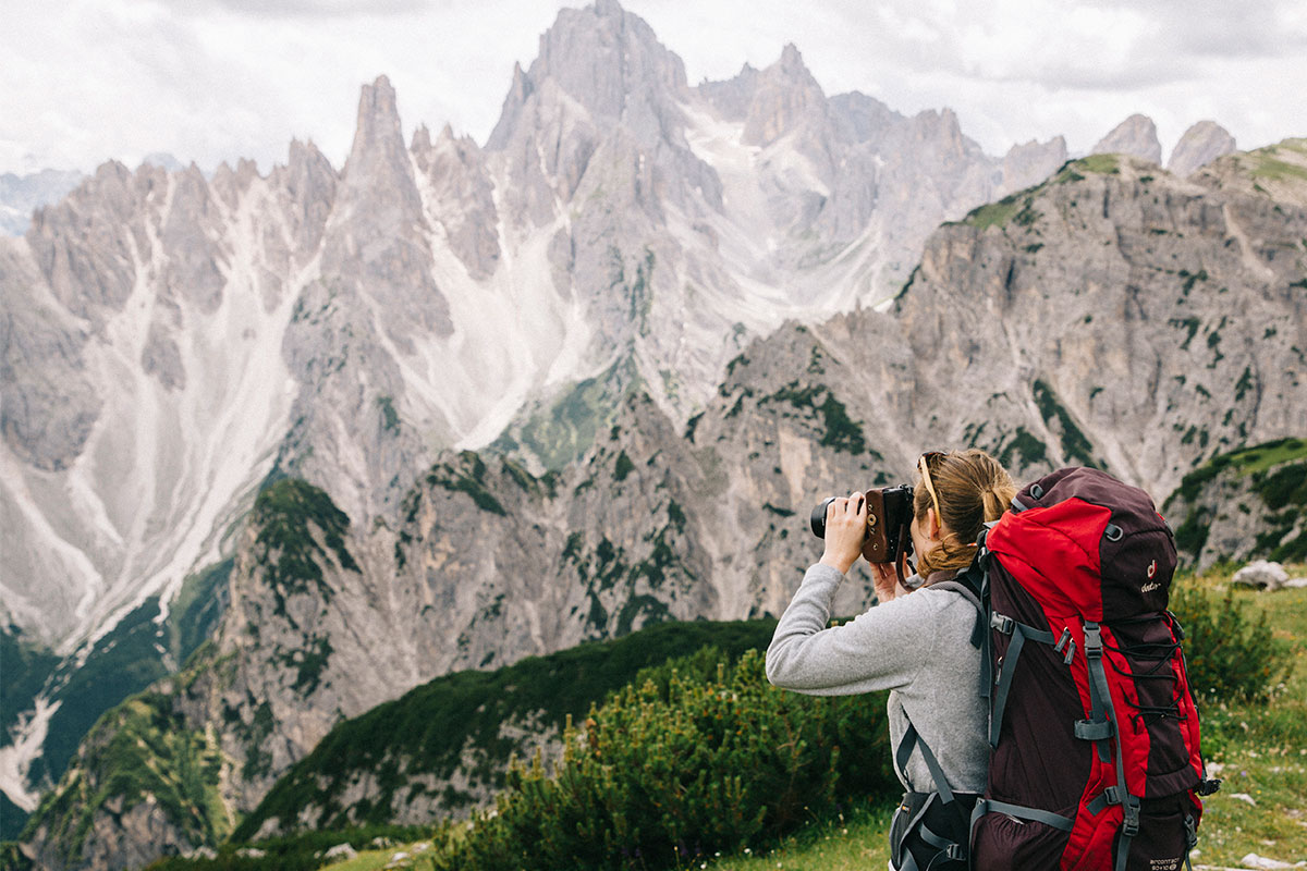 Prendre son appareil photo réflexe en Voyage dans les Dolomites
