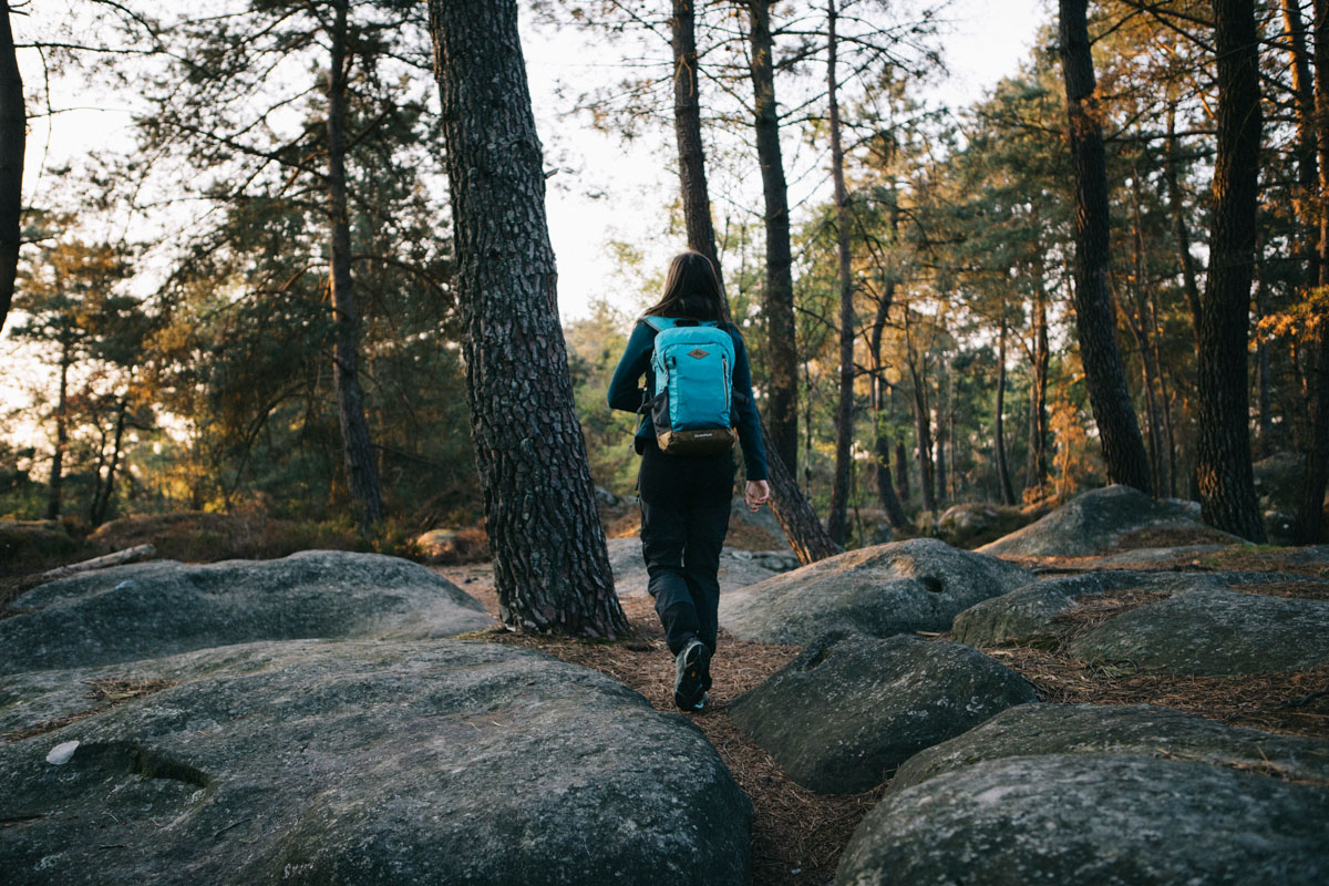 Randonner dans fontainebleau week-end