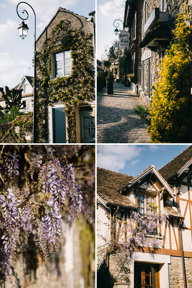 Village de barbizon et ses charmantes maison à Fontainebleau
