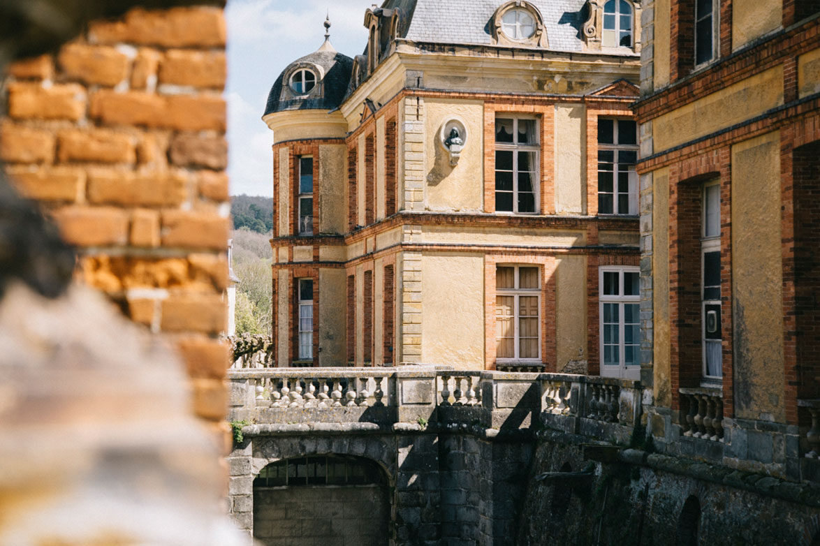 Les douves du château de Dampierre, yvelines