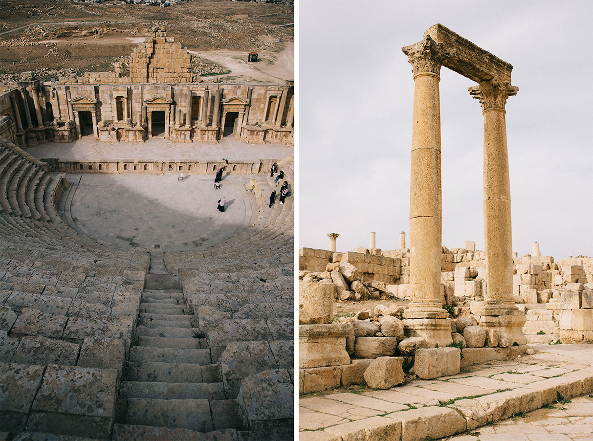 Jerash et ses ruine antiques itinéraire et information pratique pour votre voyage