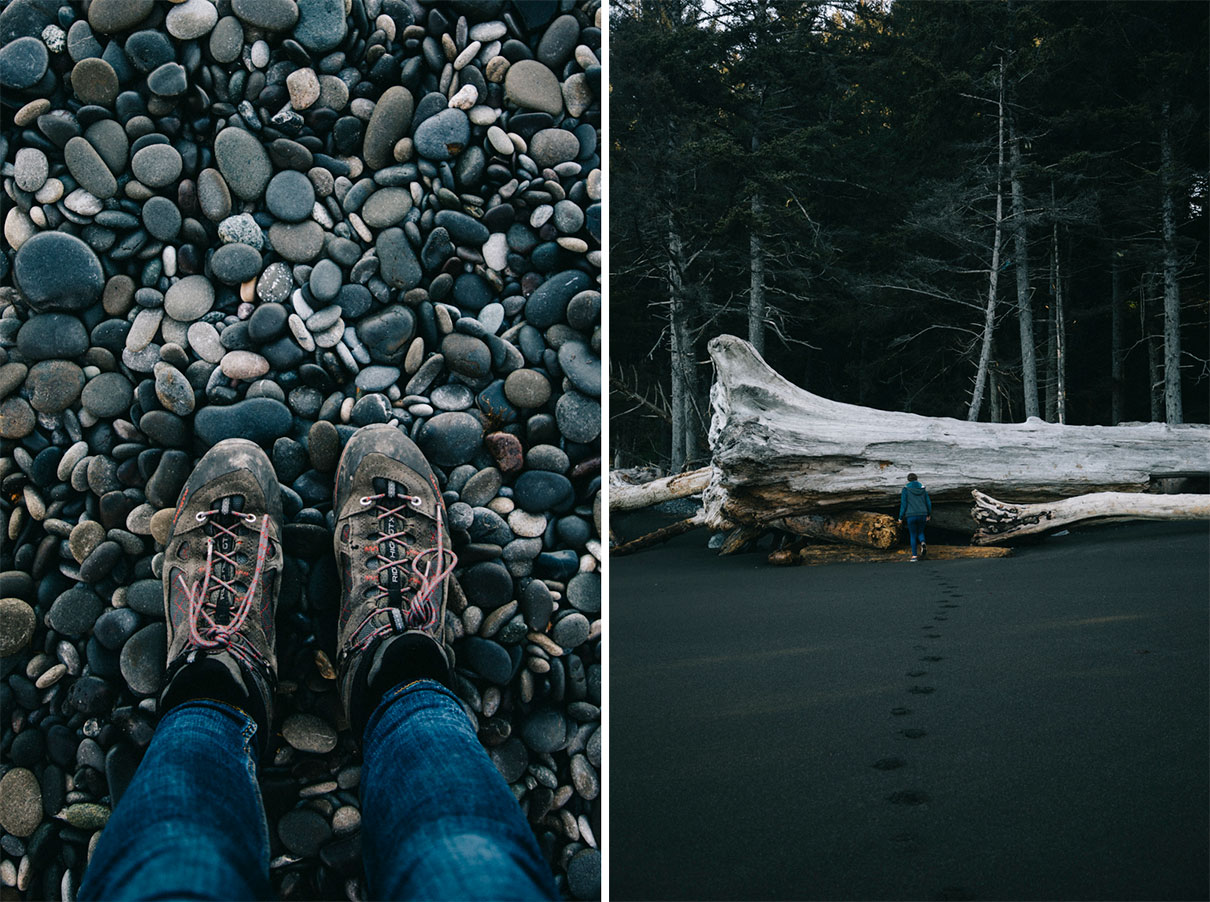 Randonnée de Rialto Beach sur la péninsule Olympique