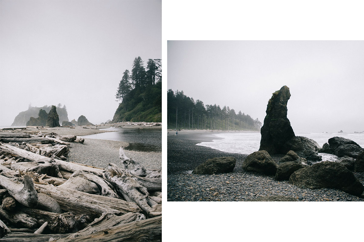 Ruby Beach sur la péninsule Olympique