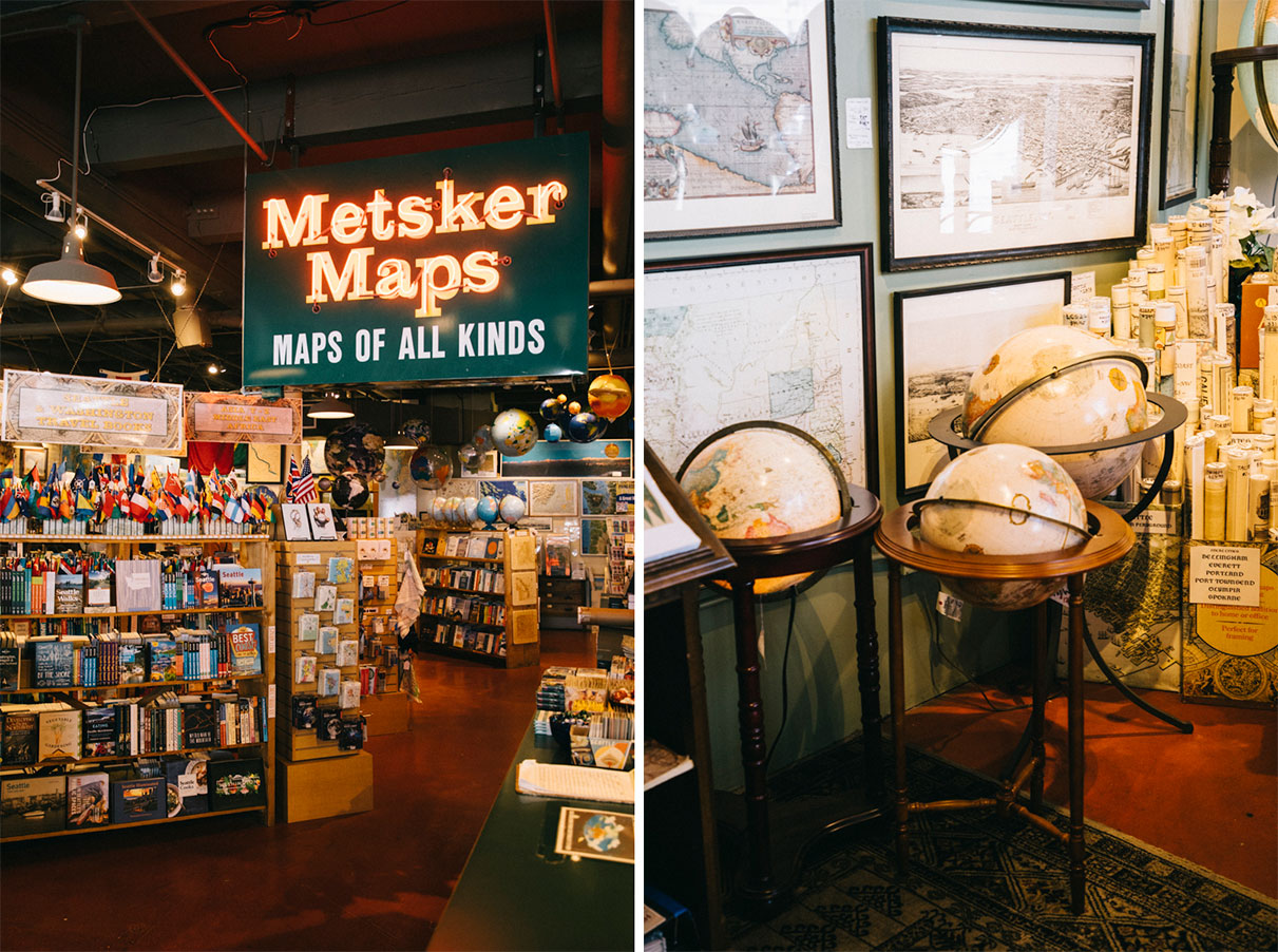 Metsker map à Pike Place market
