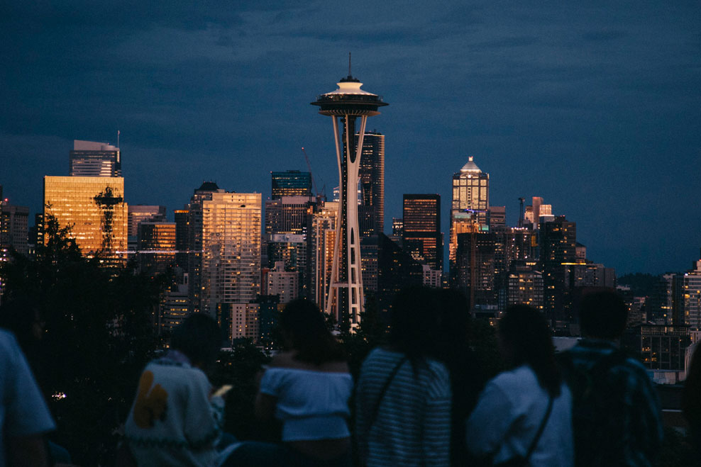 La skyline de Seattle depuis Kerry Park
