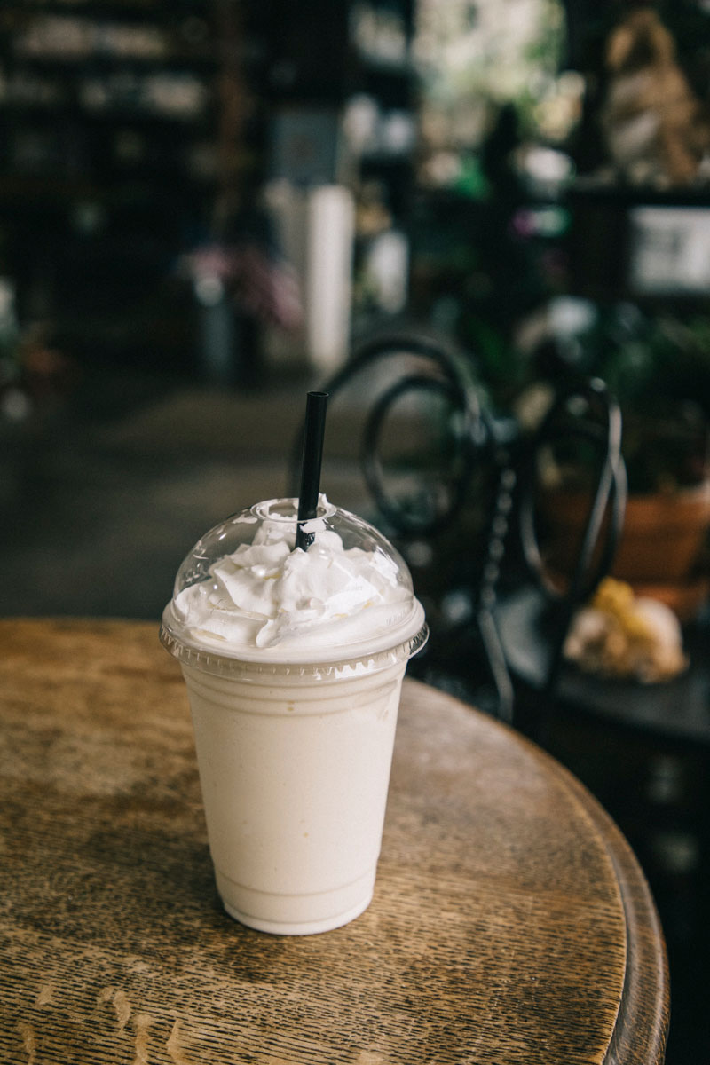 Condon Café Fossil milkshake