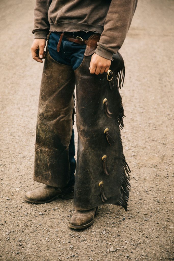 Habit de cowboy à Wilson Ranch, Fossil Oregon