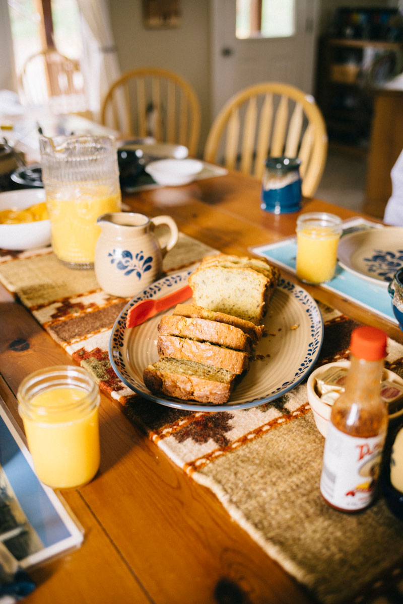 Breakfast au Wilson Ranch retreat