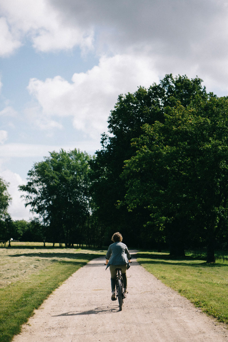 Balade à vélo au Barn, domaine de la Cense