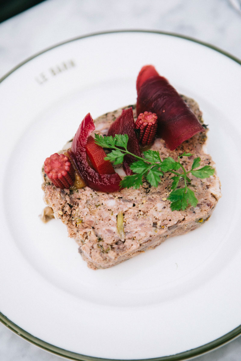 Terrine de volaille par le chef du Barn