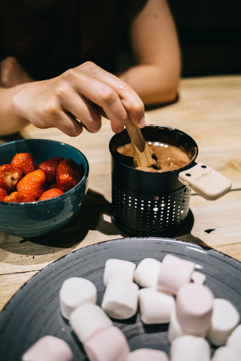 fondue au chocolat de Cookut