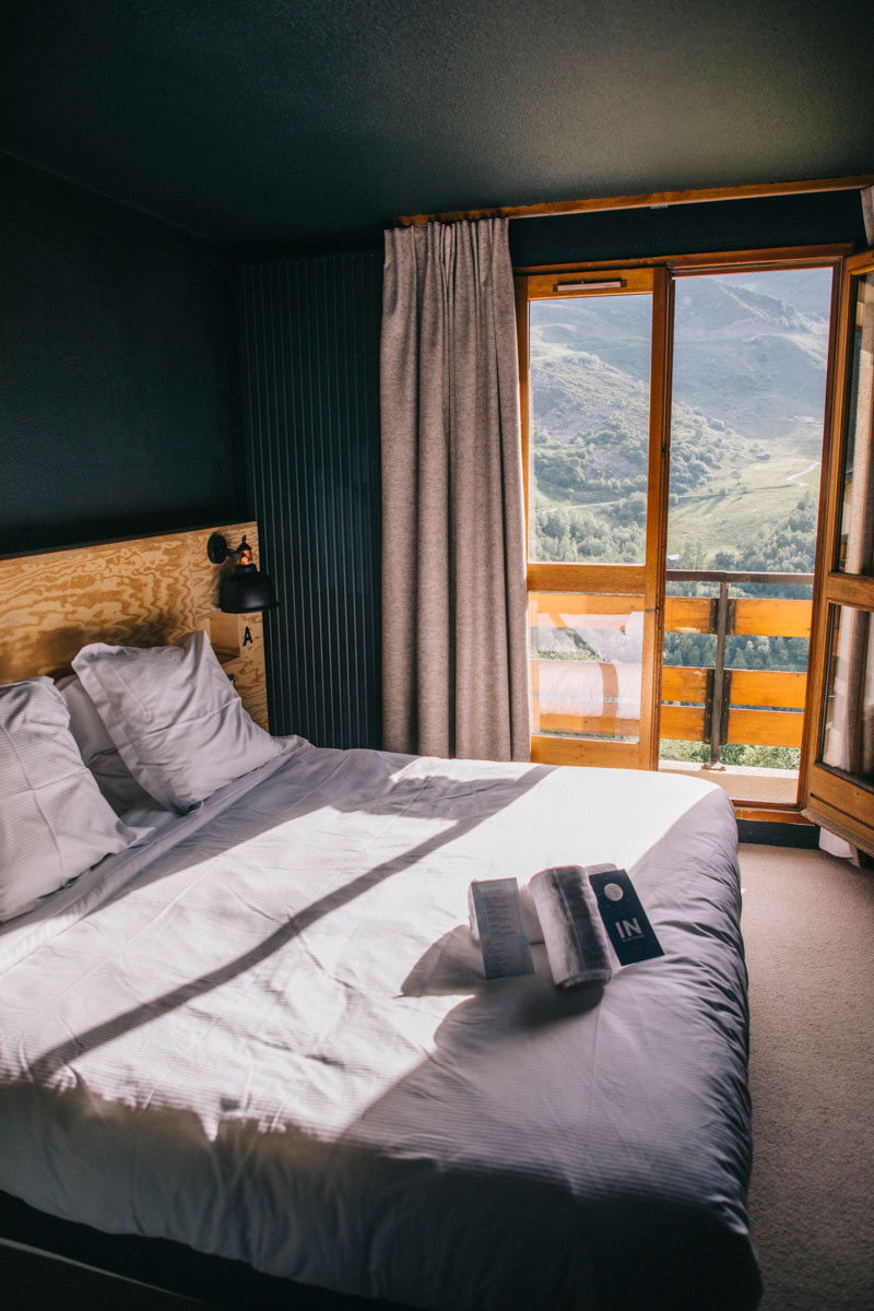 chambre supérieure au Ho36 hostel des Ménuires