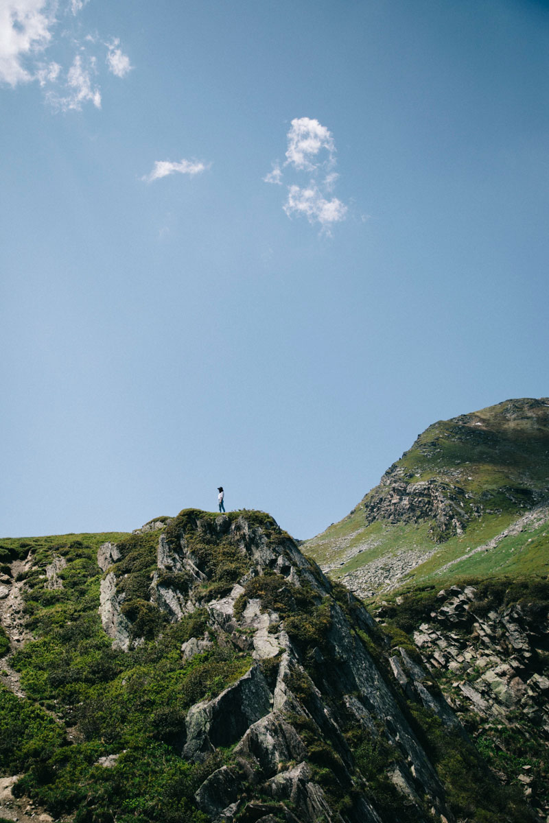 Perdu dans les montagnes aux Ménuires