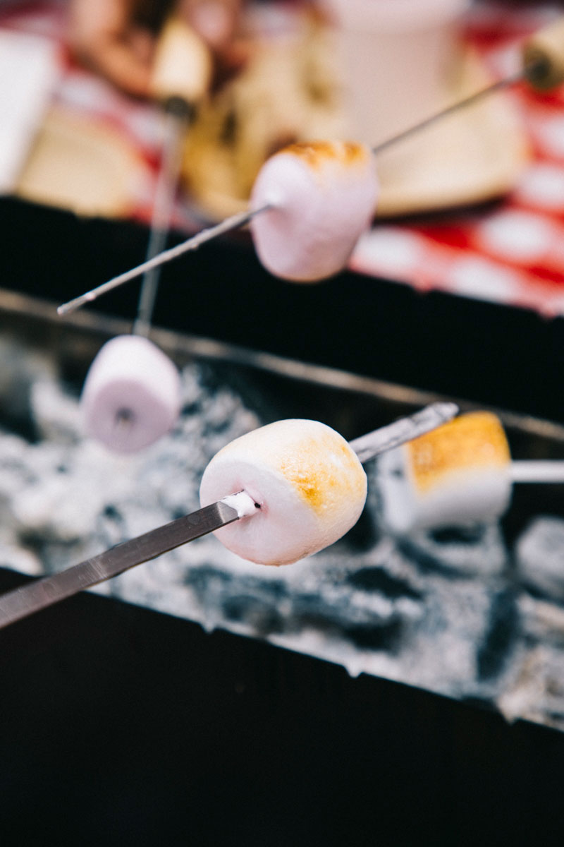 Barbecue Yaki chamallows cookout