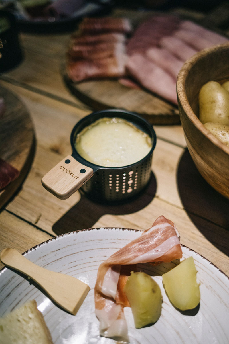kit raclette à la bougie de Cookut