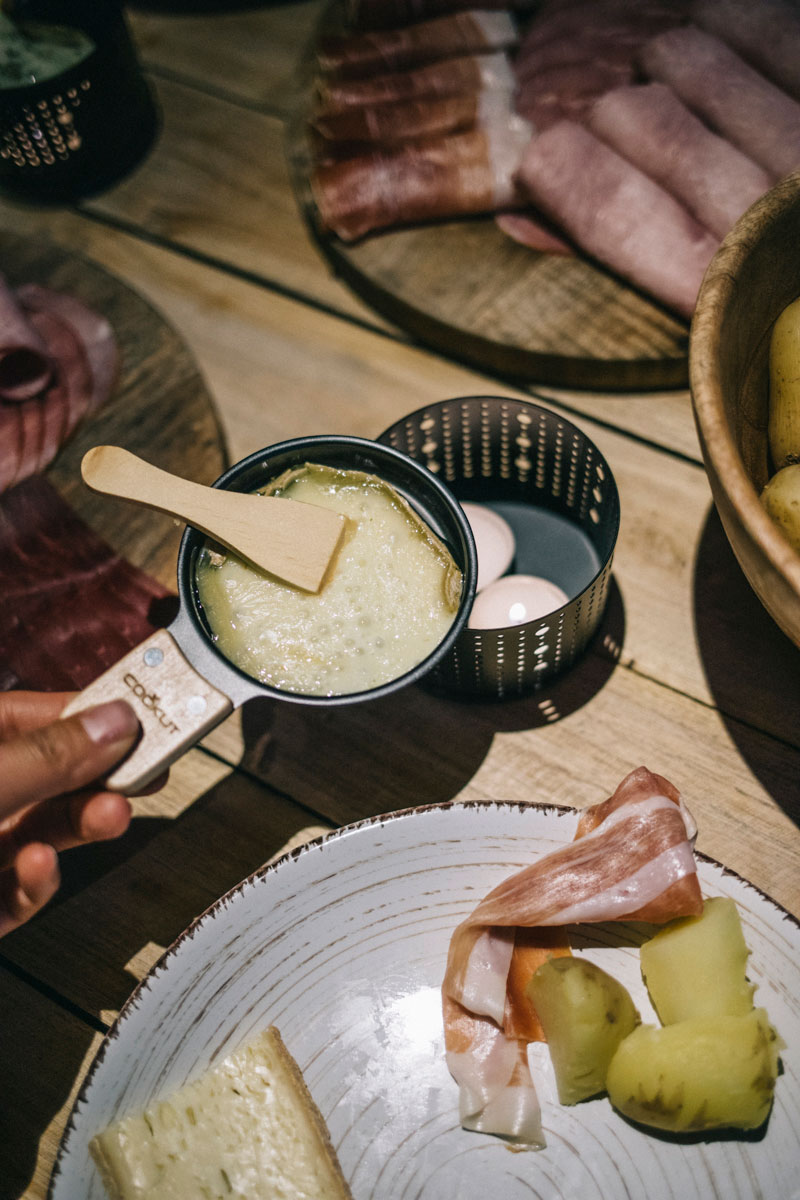 kit raclette à la bougie de Cookut