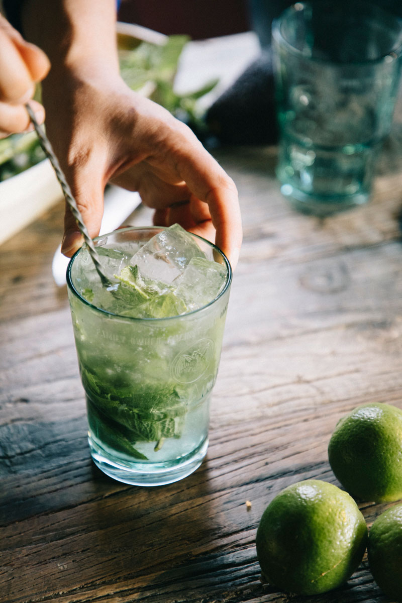 préparation mojito avec Cookut