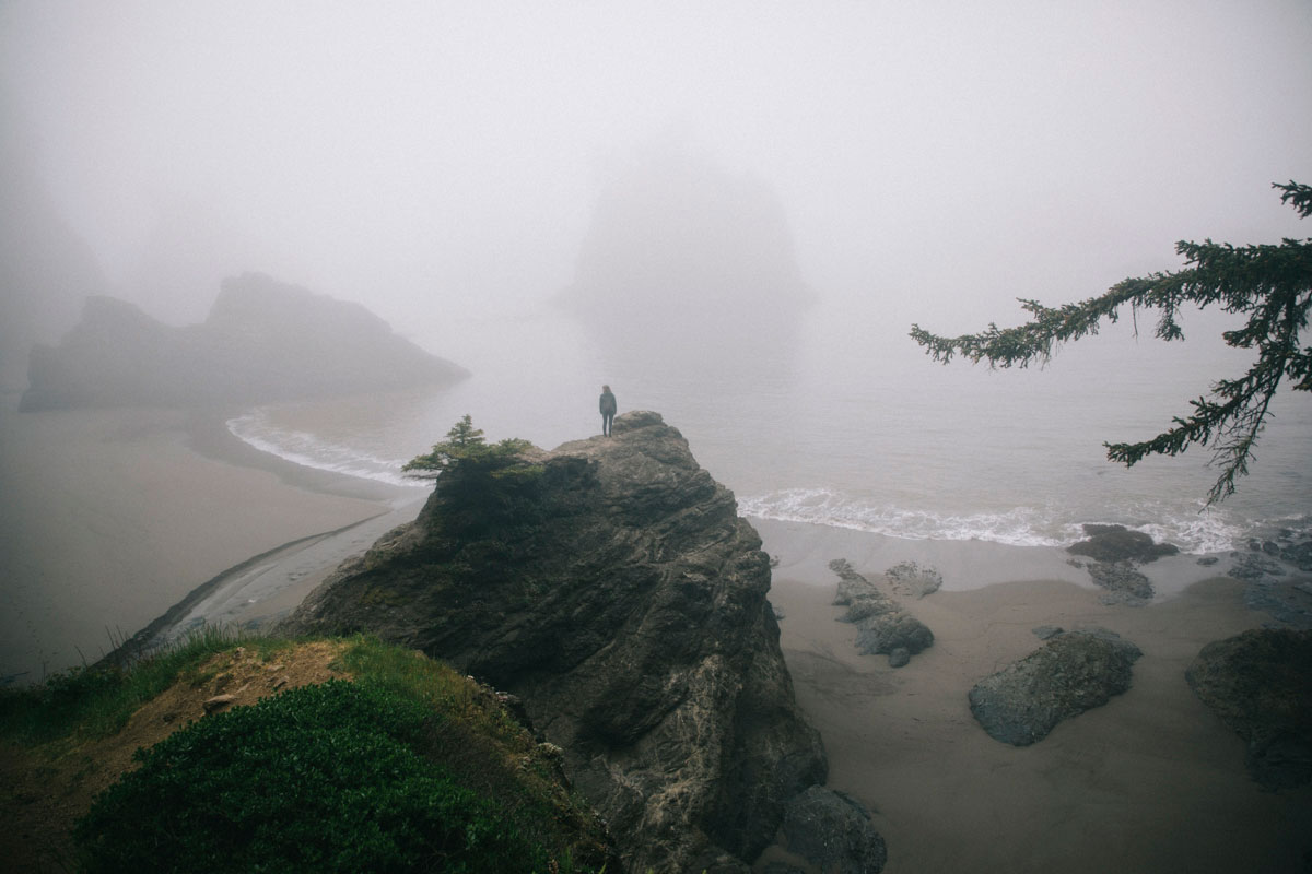 Oregon coast et secret beach