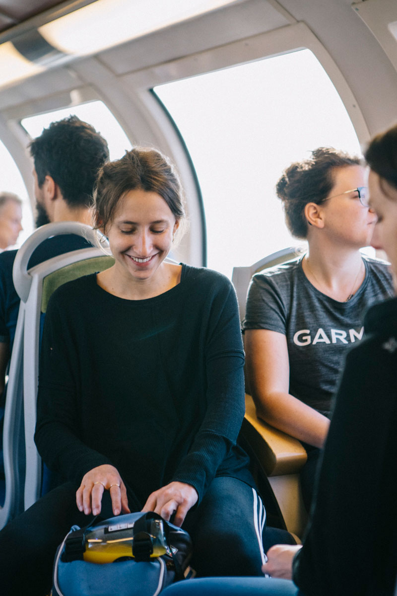 bonne ambiance dans le RER